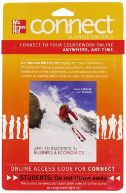 Connect Business Statistics 2 Semester Access Card for Applied Statistics in Business and Economics