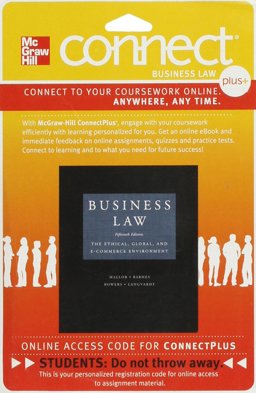 Connect Plus Business Law 2 Semester Access Card for Business Law