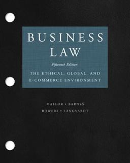 Loose-Leaf for Business Law 15th 9780077419455 Front Cover