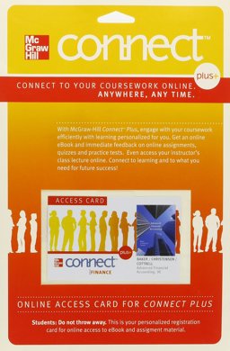 Connect Plus Accounting 2-Semester Access Card for Advanced Financial Accounting