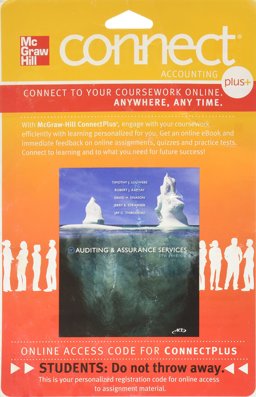 Connect Plus Accounting 2 Semester Access Card for Auditing and Assurance Services