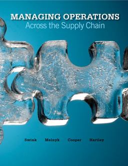 Managing Operations Across the Supply Chain with Student DVD  9780077426903 Front Cover