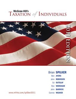 Taxation of Individuals, 2011 Edition with Connect Plus Taxation of Individuals, 2011 Edition with Connect Plus
