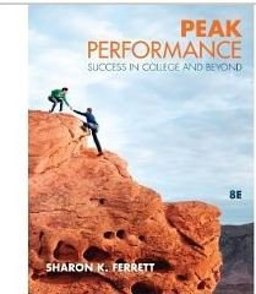 Peak Performance Success in College and Beyond 8th 9780077471545 Front Cover
