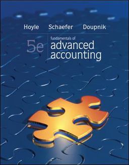 Loose-Leaf Fundamentals of Advanced Accounting Loose-Leaf Fundamentals of Advanced Accounting
