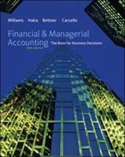 Financial and Managerial Accounting 16th 9780077504014 Front Cover