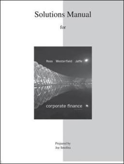 Solutions Manual for Corporate Finance 10th 9780077511340 Front Cover