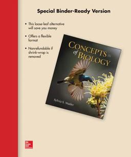 Loose Leaf Version for Concepts of Biology Loose Leaf Version for Concepts of Biology