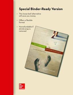 Looseleaf for Biological Anthropology 2nd 9780077516802 Front Cover