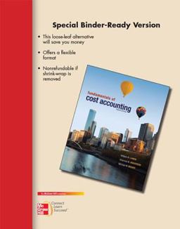 Loose-Leaf for Fundamentals of Cost Accounting