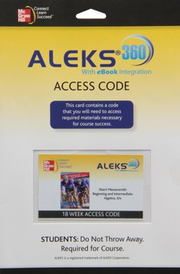 ALEKS 360 Access Card 18 Weeks for Beginning and Intermediate Algebra