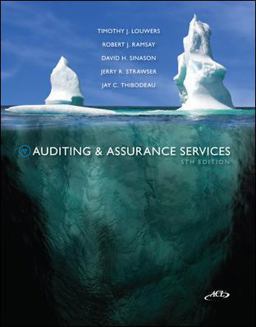 Auditing and Assurance Services 5th 9780077520168 Front Cover