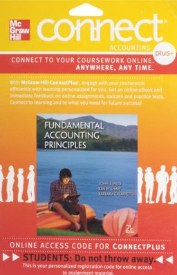 Connect Plus Accounting with LearnSmart 2 Semester Access Card for Fundamental Accounting Principles