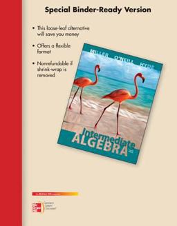 Loose Leaf Version for Intermediate Algebra 4th 9780077548810 Front Cover