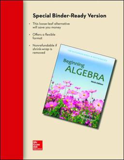 Loose Leaf for Beginning Algebra