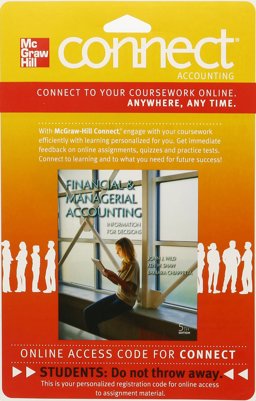 Connect Accounting with LearnSmart 2 Semester Access Card for Financial and Managerial Accounting