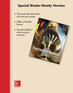 Loose Leaf for Thermodynamics: an Engineering Approach 8th 9780077624835 Front Cover