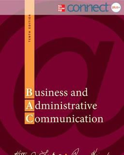 Business and Administrative Communication