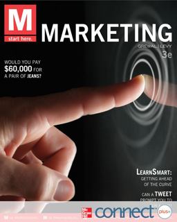 M: Marketing with Connect Plus 3rd 9780077632694 Front Cover