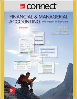 Connect 2 Semester Access Card for Financial and Managerial Accounting