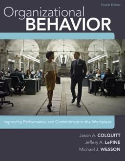 Organizational Behavior: Improving Performance and Commitment in the Workplace  9780077635596 Front Cover