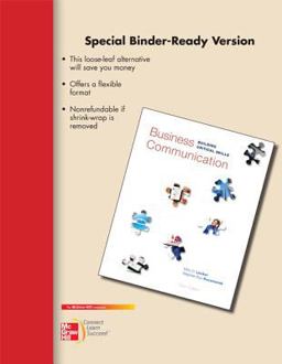 Loose-Leaf Business Communication: Building Critical Skills