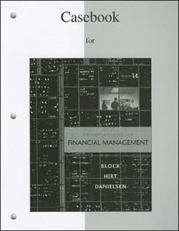 Casebook to Accompany Foundations of Financial Management