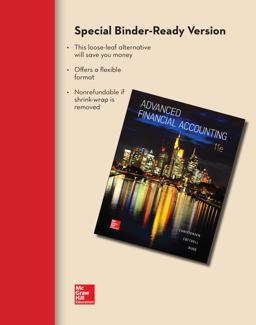 Loose-Leaf Advanced Financial Accounting Loose-Leaf Advanced Financial Accounting