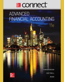 Connect Access Card for Advanced Financial Accounting Connect Access Card for Advanced Financial Accounting