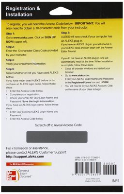 ALEKS 360 Access Card (52 Weeks) for Beginning Algebra