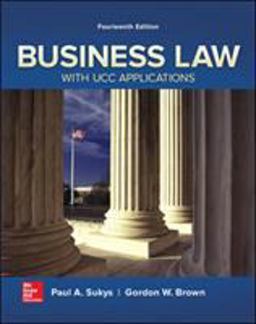 Business Law with UCC Applications 14th 9780077733735 Front Cover