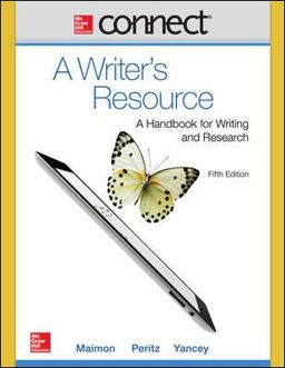 Connect Access Card for a Writer's Resource 5e