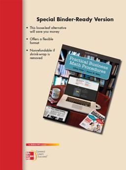 Loose Leaf Practical Business Math Procedures Brief W/Handbook, DVD