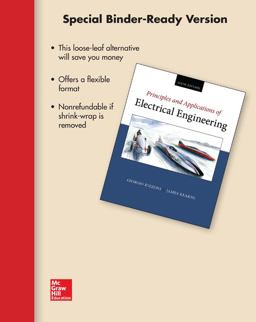 Loose Leaf for Principles and Applications of Electrical Engineering 6th 9780077781866 Front Cover