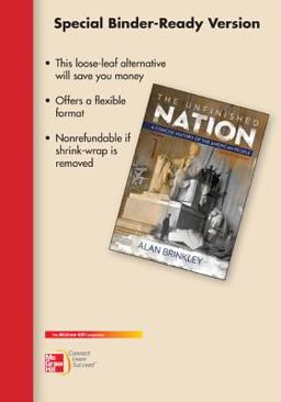 Looseleaf for Unfinished Nation: a Concise History, Vol I Looseleaf for Unfinished Nation: a Concise History, Vol I