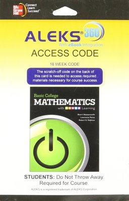 ALEKS 360 (18 Weeks) for Basic College Math with P. O. W. E. R. Learning
