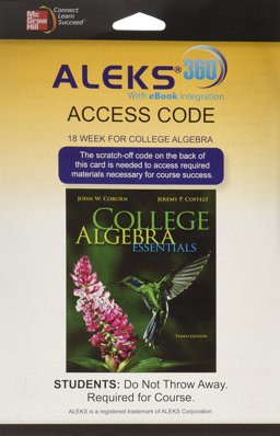ALEKS 360 Access Card (18 Weeks) for College Algebra Essentials
