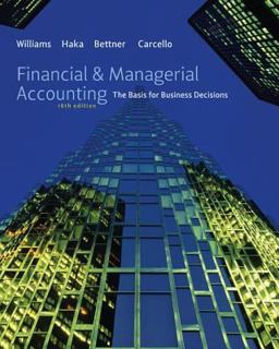Financial and Managerial Accounting