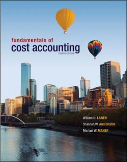 Fundamentals of Cost Accounting 4th 9780078025525 Front Cover