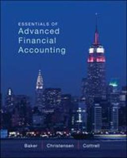 Essentials of Advanced Financial Accounting  9780078025648 Front Cover