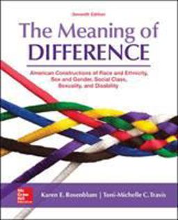Meaning of Difference: American Constructions of Race and Ethnicity, Sex and Gender, Social Class, Sexuality, and Disability 7th 9780078027024 Front Cover