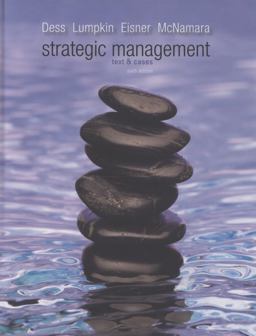 Strategic Management Text and Cases 6th 9780078029318 Front Cover