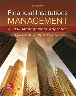 Financial Institutions Management: a Risk Management Approach 8th 9780078034800 Front Cover