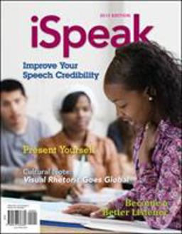 ISpeak: Public Speaking for Contemporary Life 5th 9780078036880 Front Cover