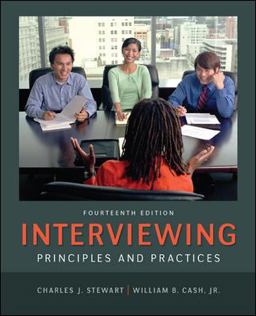 Interviewing Principles and Practices 14th 9780078036941 Front Cover