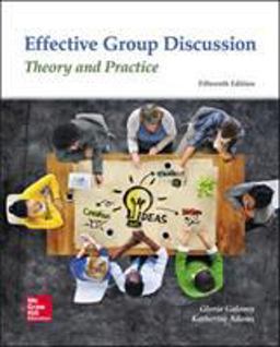 Effective Group Discussion Theory and Practice 15th 9780078037016 Front Cover