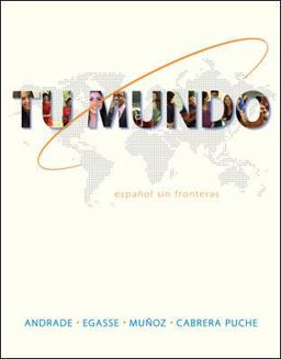 Tu Mundo Espaï¿½ol Sin Fronteras  9780078037030 Front Cover