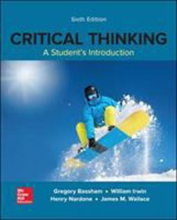Critical Thinking A Student's Introduction  9780078038396 Front Cover