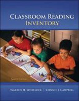 Classroom Reading Inventory 12th 9780078110252 Front Cover