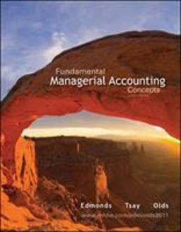 Fundamental Managerial Accounting Concepts 6th 9780078110894 Front Cover